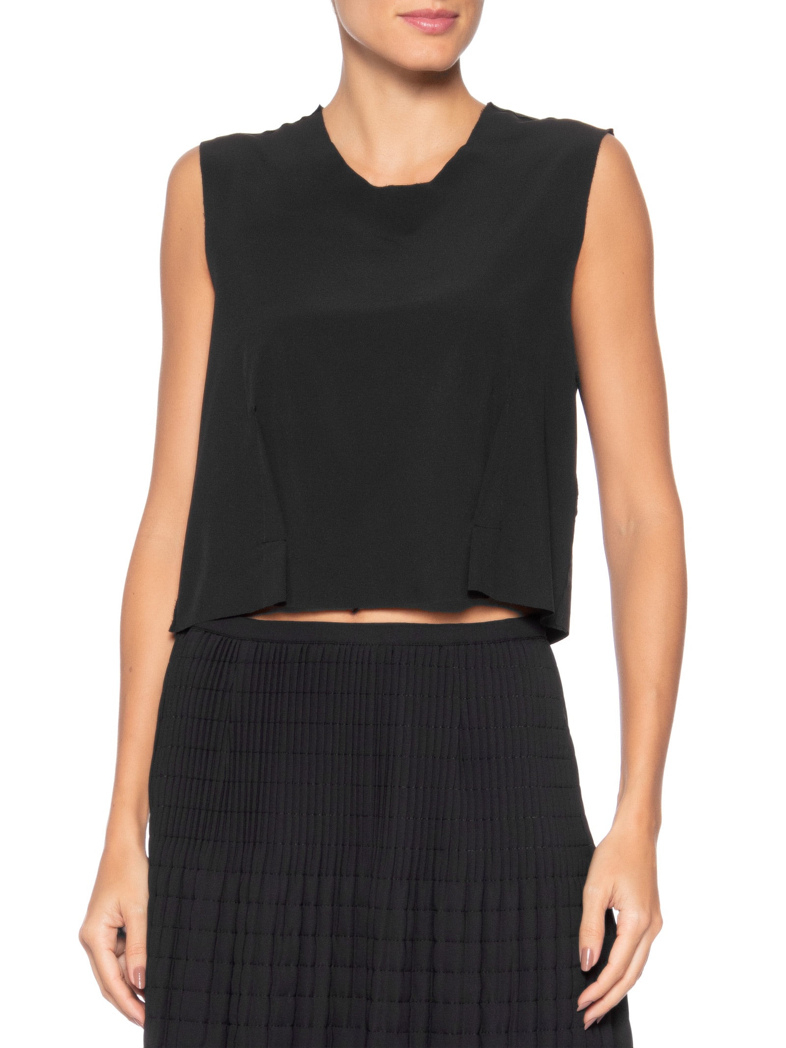 Blusa Feminina Sleeveless Pences Superlight Preto Osklen