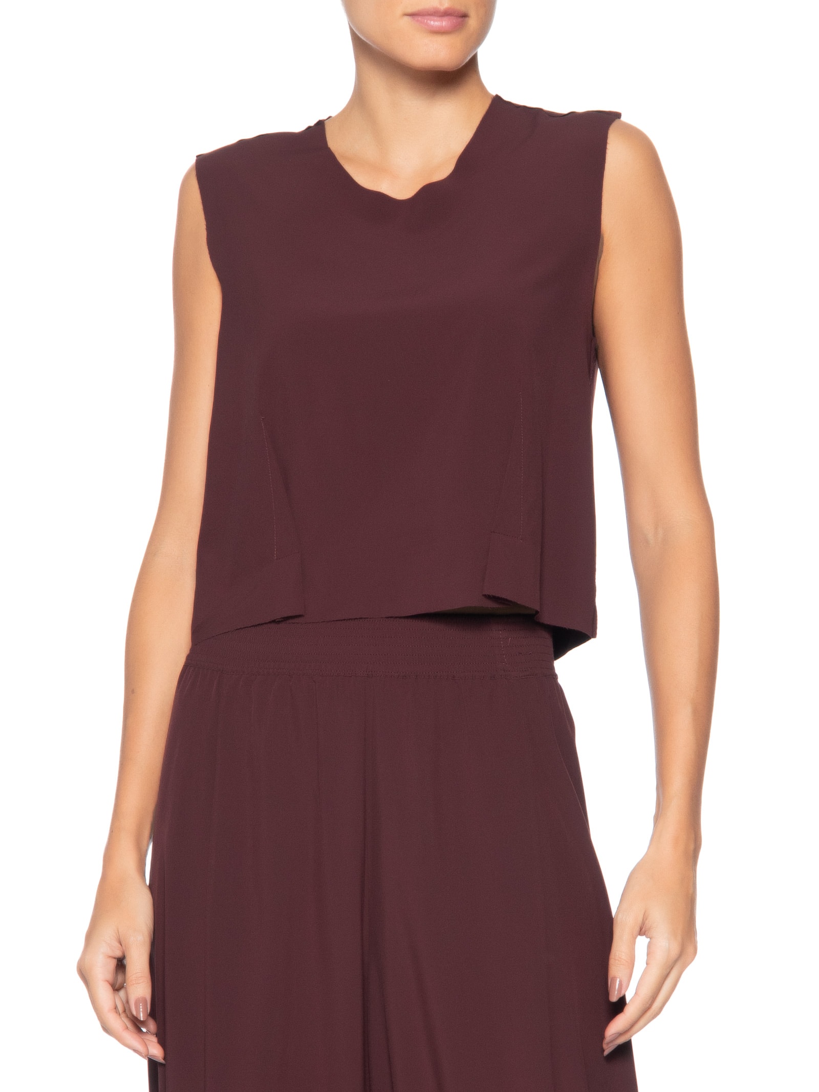 Blusa Feminina Sleeveless Pences Superlight Vermelho Osklen