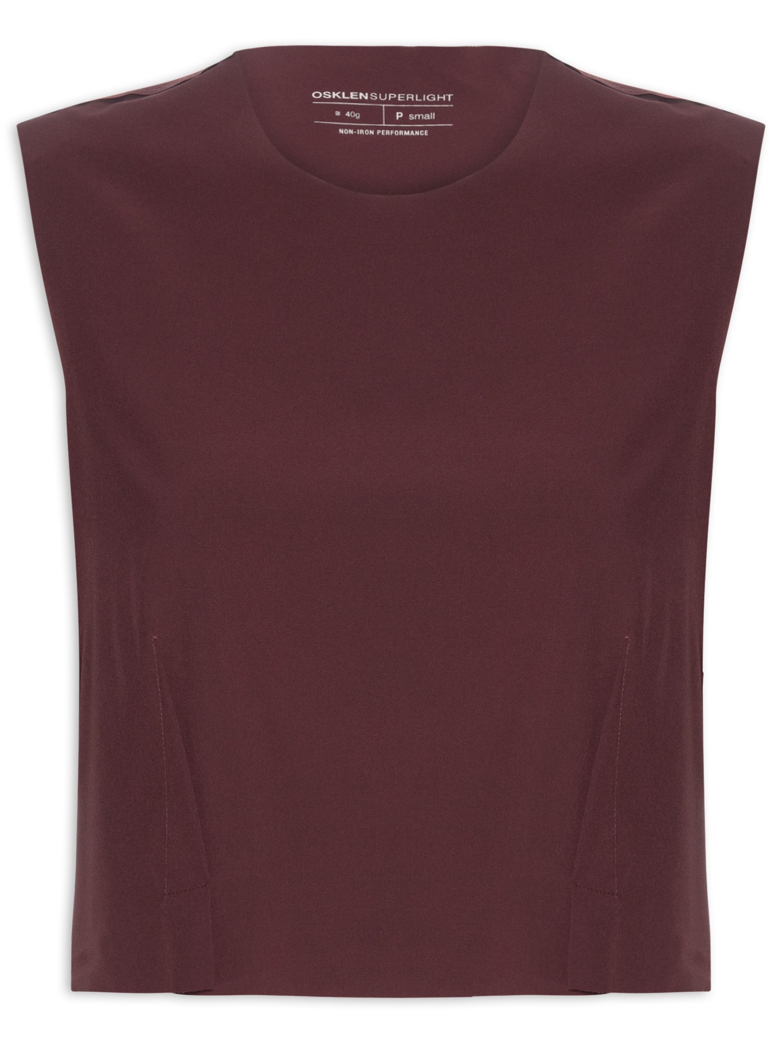 Blusa Feminina Sleeveless Pences Superlight Vermelho Osklen