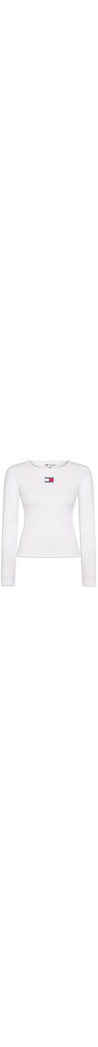 Blusa Feminina Slim Badge Ext - Branco