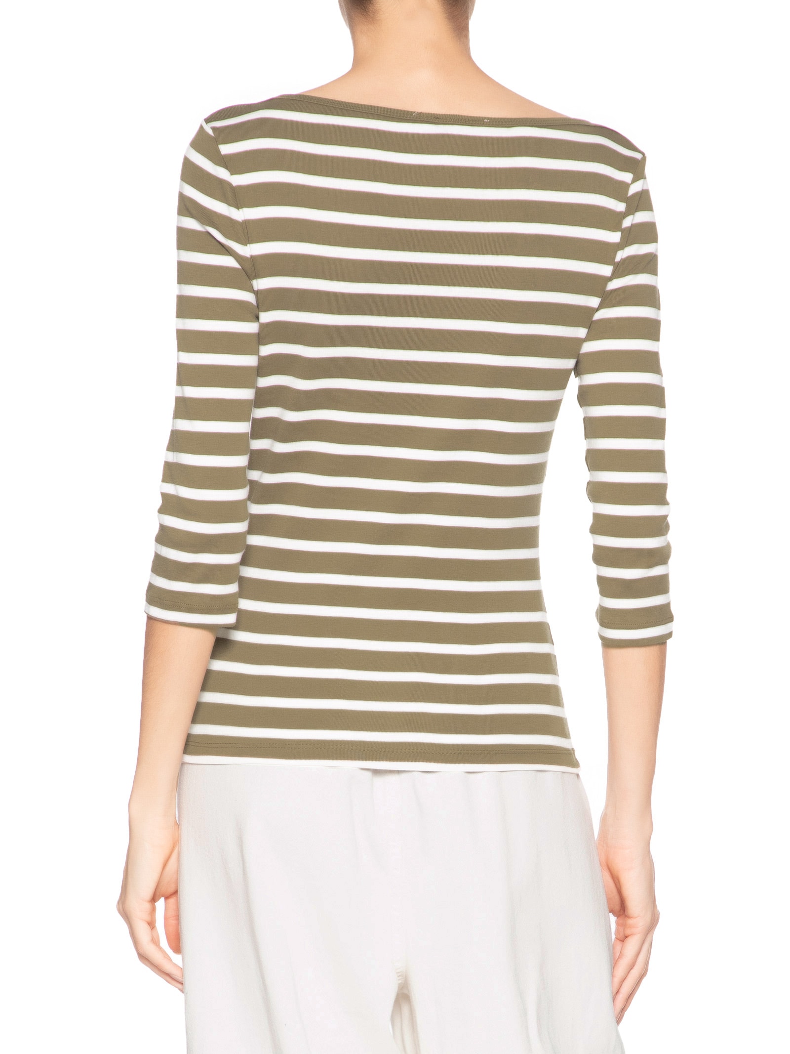 Blusa Feminina Slim Cody Boat Bege Tommy Hilfiger