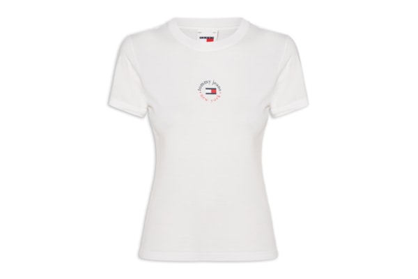 Blusa Feminina Slim Essential Logo Tee 2 - Branco