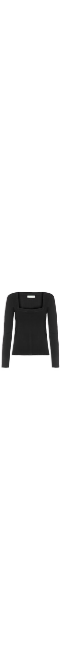 Blusa Feminina Slim - Preto