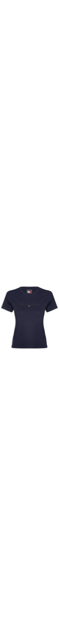 Blusa Feminina Slim Tonal Linear Tee Next - Azul