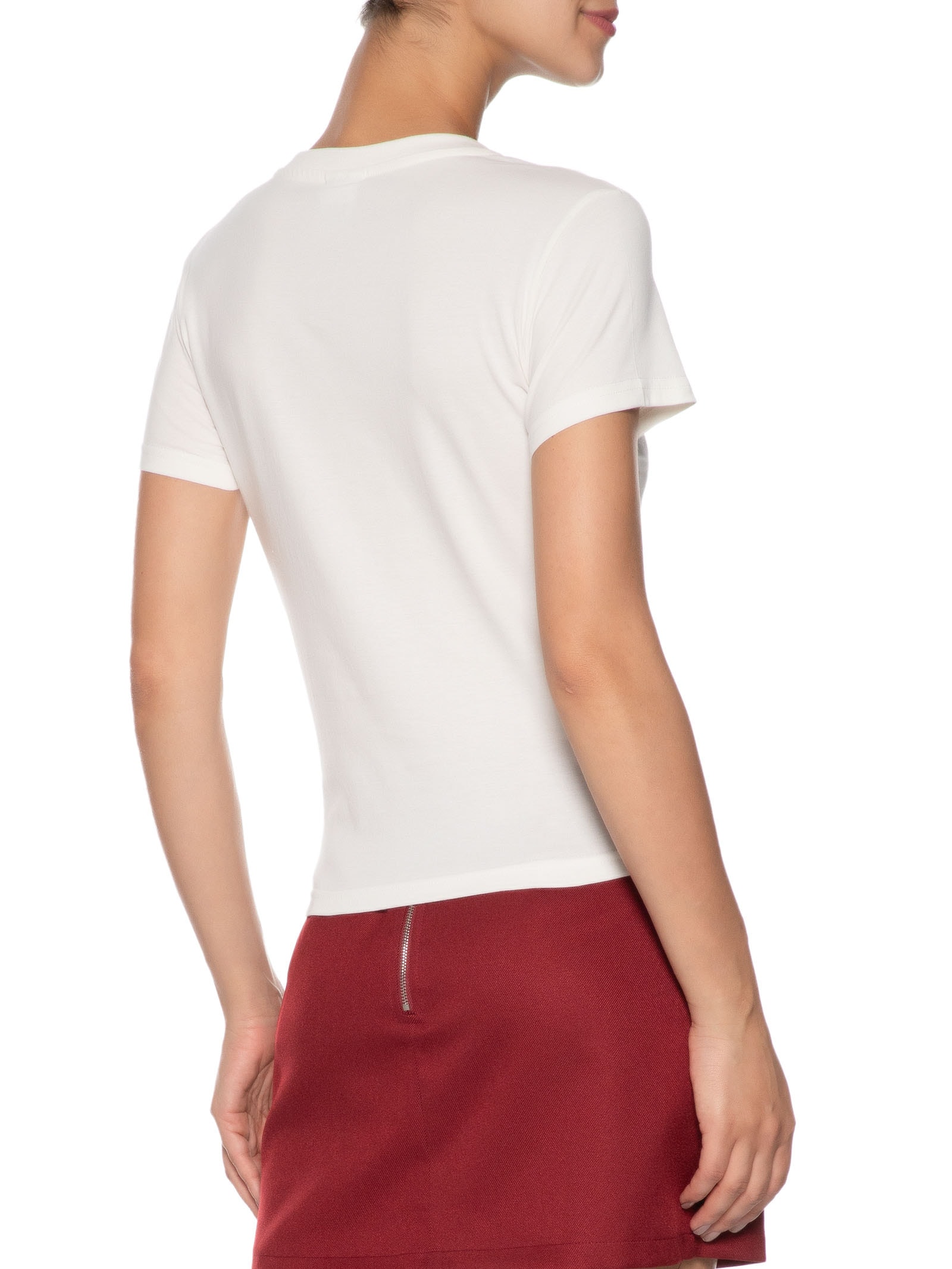 Blusa Feminina Slim Tonal Linear Tee Next Preto Tommy Jeans