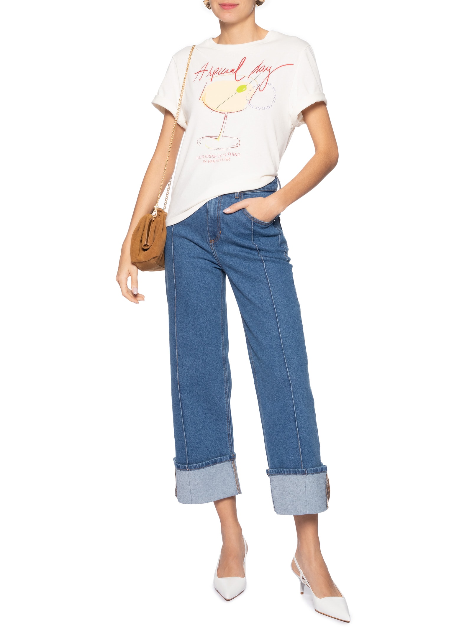Blusa Feminina Special Day Branco Le Lis