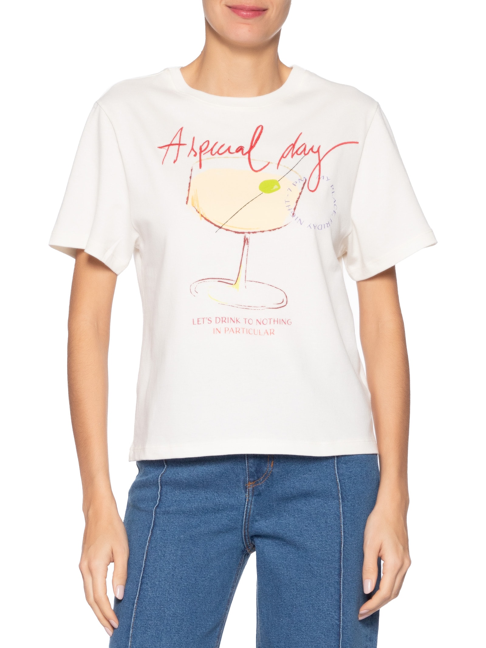 Blusa Feminina Special Day Branco Le Lis