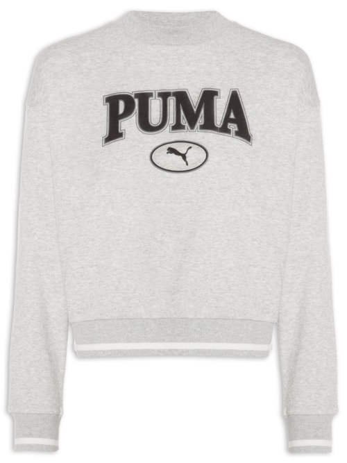 Blusa Feminina Squad Crew – CInza