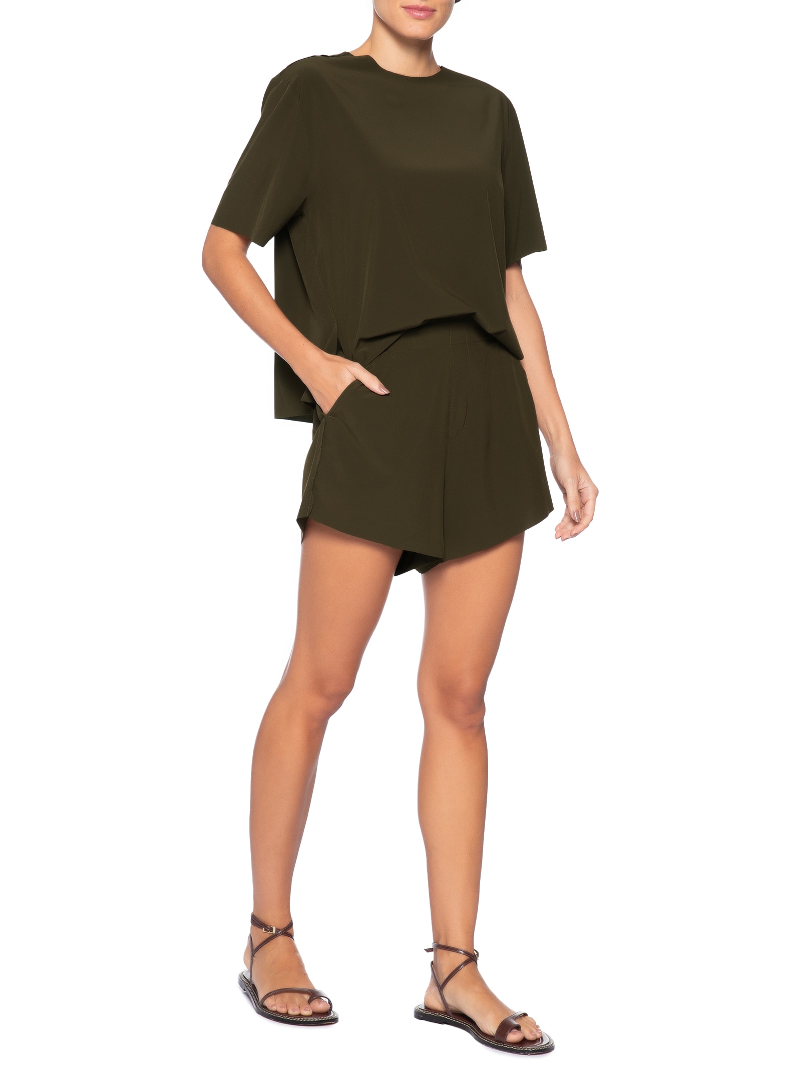 Blusa Feminina Superlight Marrom Osklen