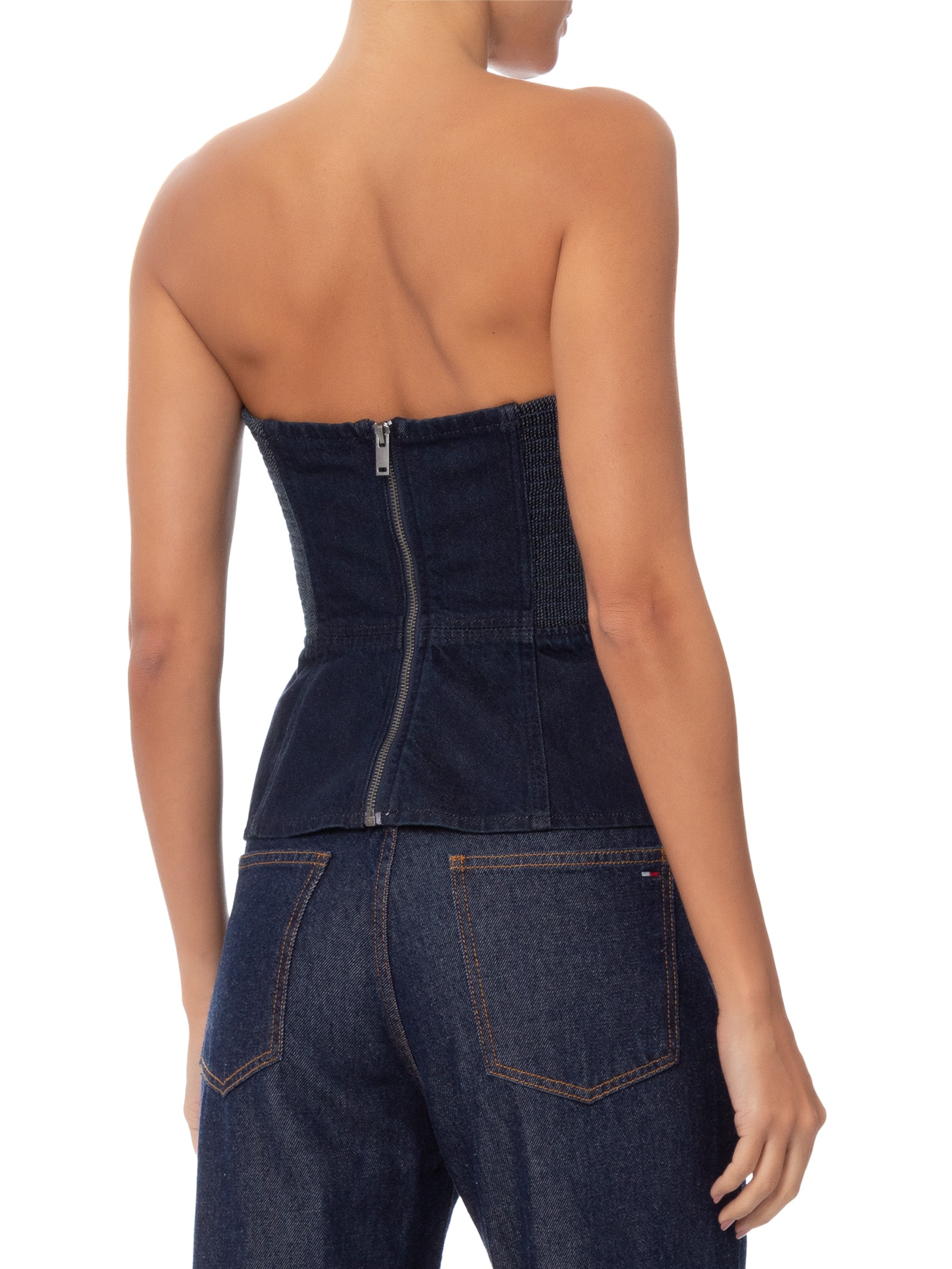 Blusa Feminina Sweetheart Bustier Azul Levi's