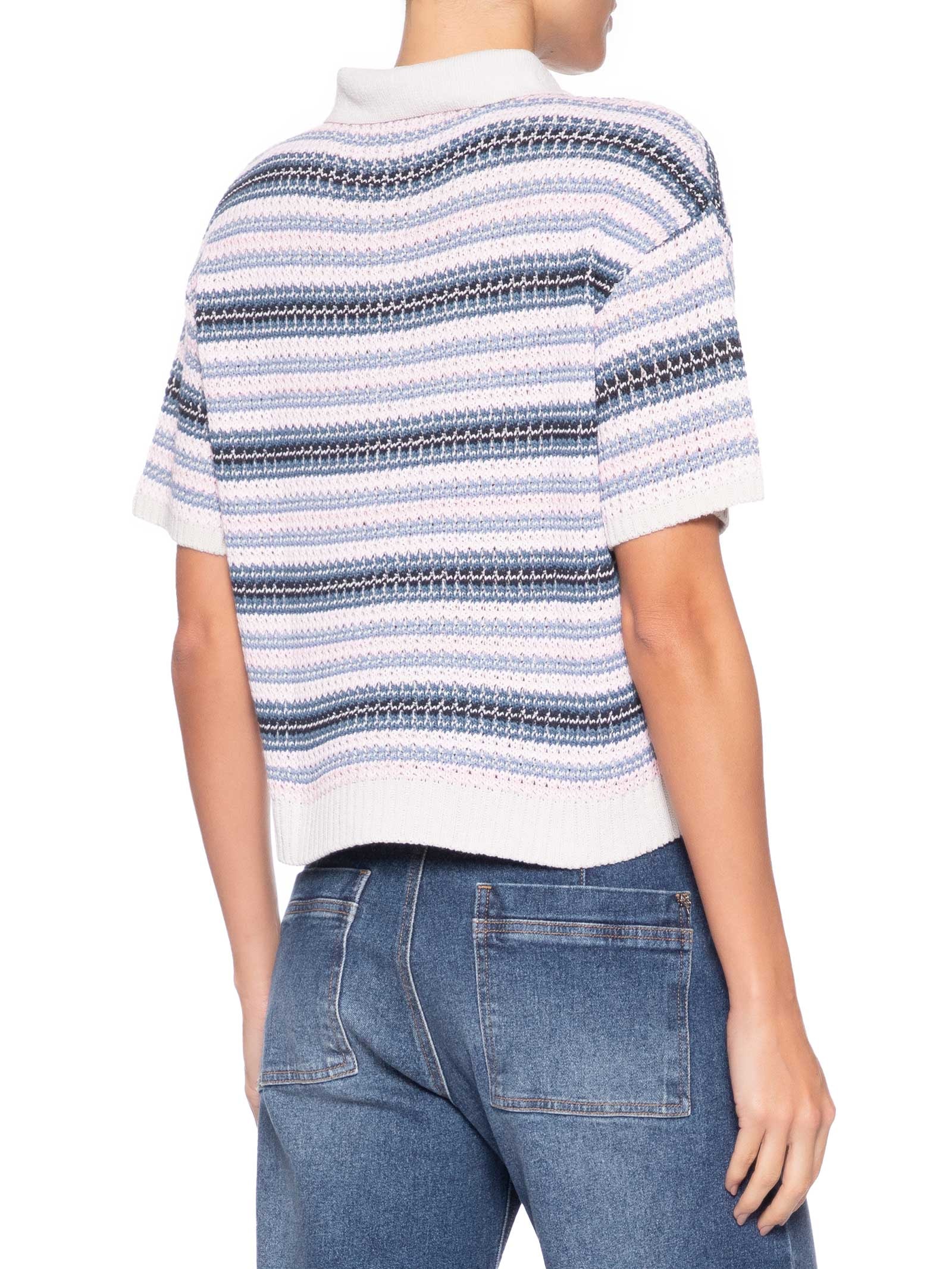 Blusa Feminina Taina Manga Curta  – Azul Le Lis