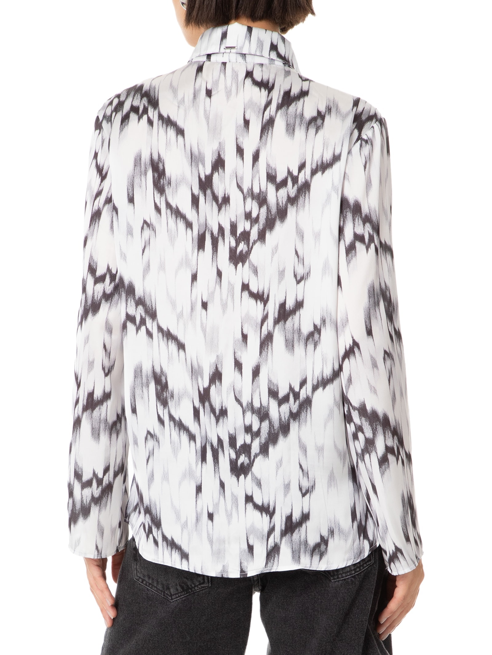 Blusa Feminina Tecido Chifon Satin Preto Lez A Lez