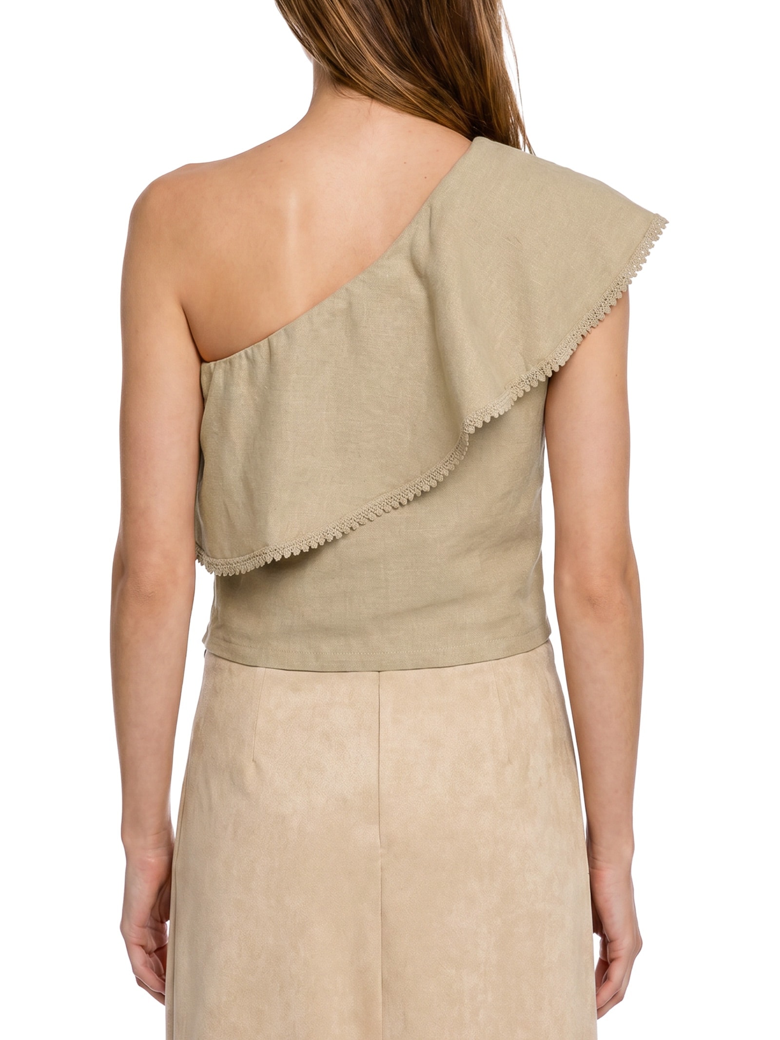 Blusa Feminina Tecido Linho Marrakesh Marrom Lez A Lez