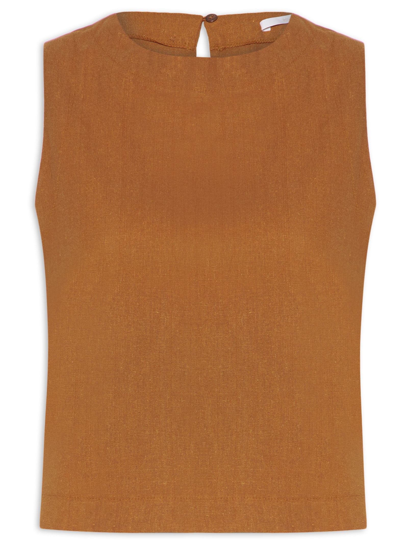 Blusa Feminina Tecido Linho Marrakesh Marrom Lez A Lez