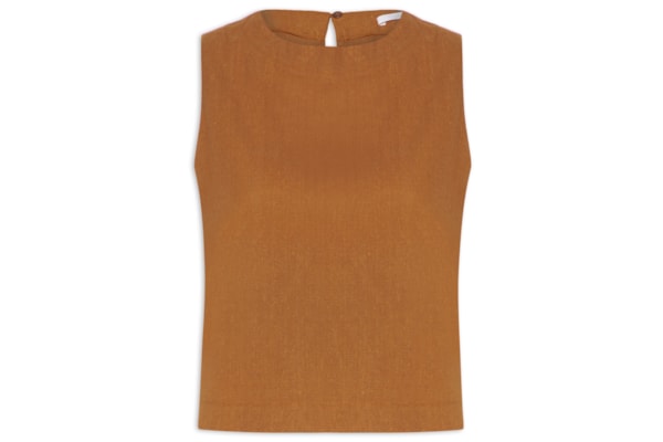 Blusa Feminina Tecido Linho Marrakesh - Marrom