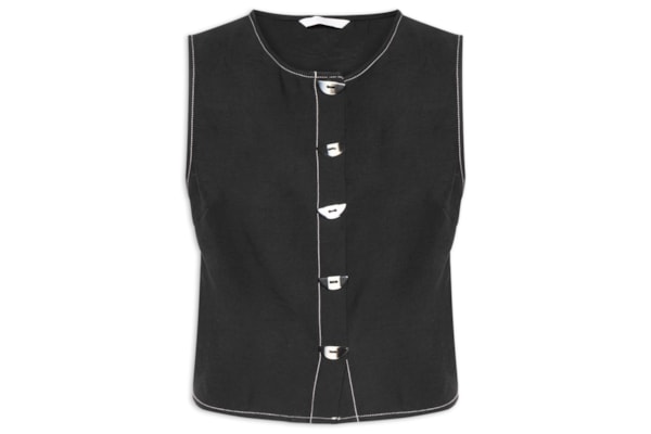 Blusa Feminina Tecido Sense - Preto
