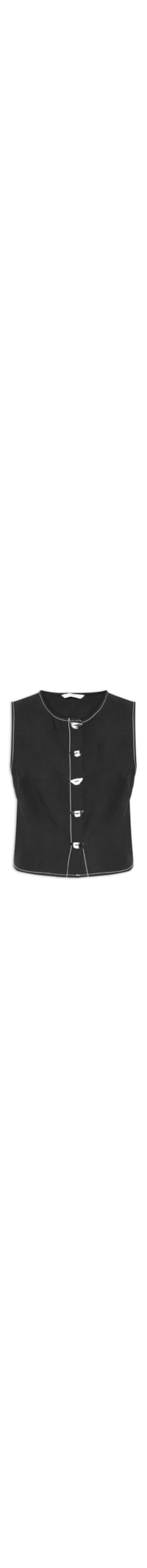 Blusa Feminina Tecido Sense - Preto