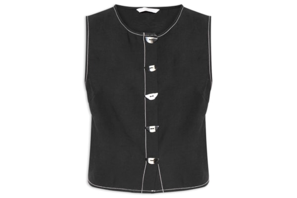Blusa Feminina Tecido Sense - Preto