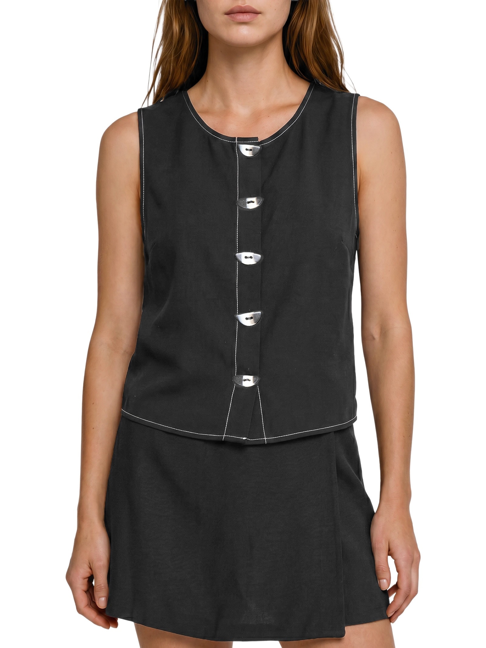 Blusa Feminina Tecido Sense Preto Lez A Lez