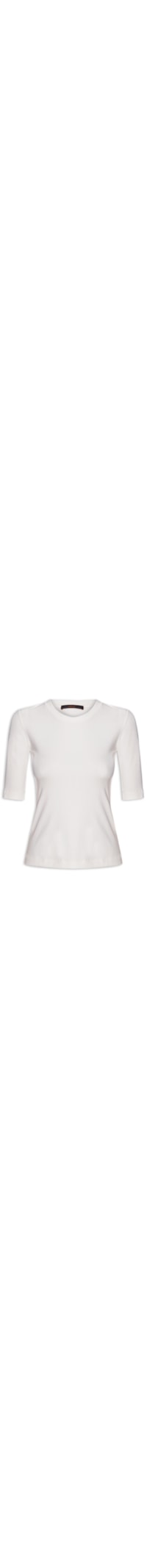 Blusa Feminina Tee Manga Média - Branco