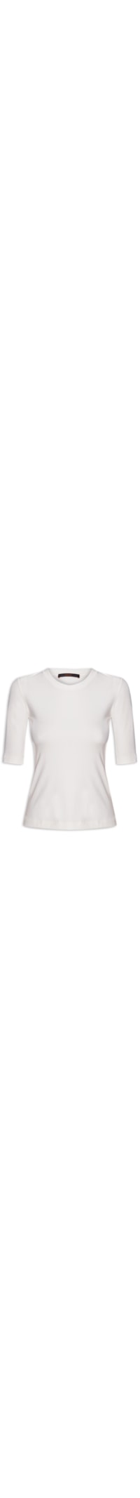 Blusa Feminina Tee Manga Média - Branco