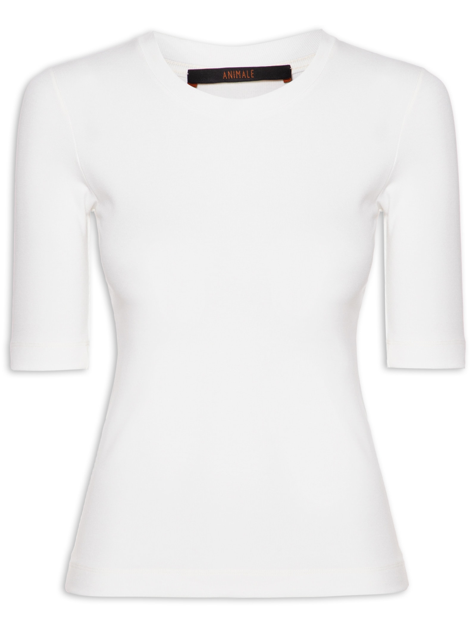 Blusa Feminina Tee Manga Média Branco Animale