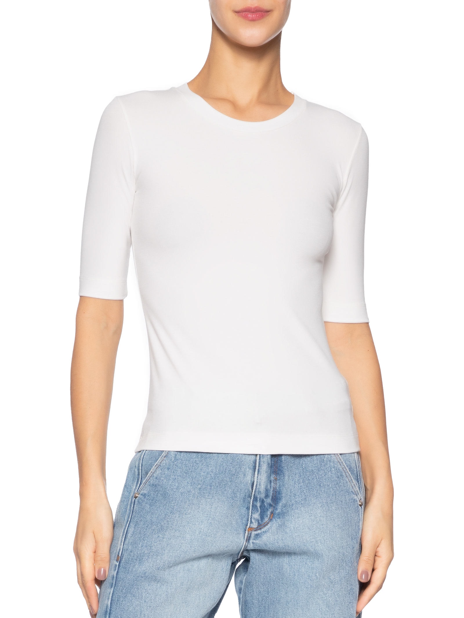Blusa Feminina Tee Manga Média Branco Animale