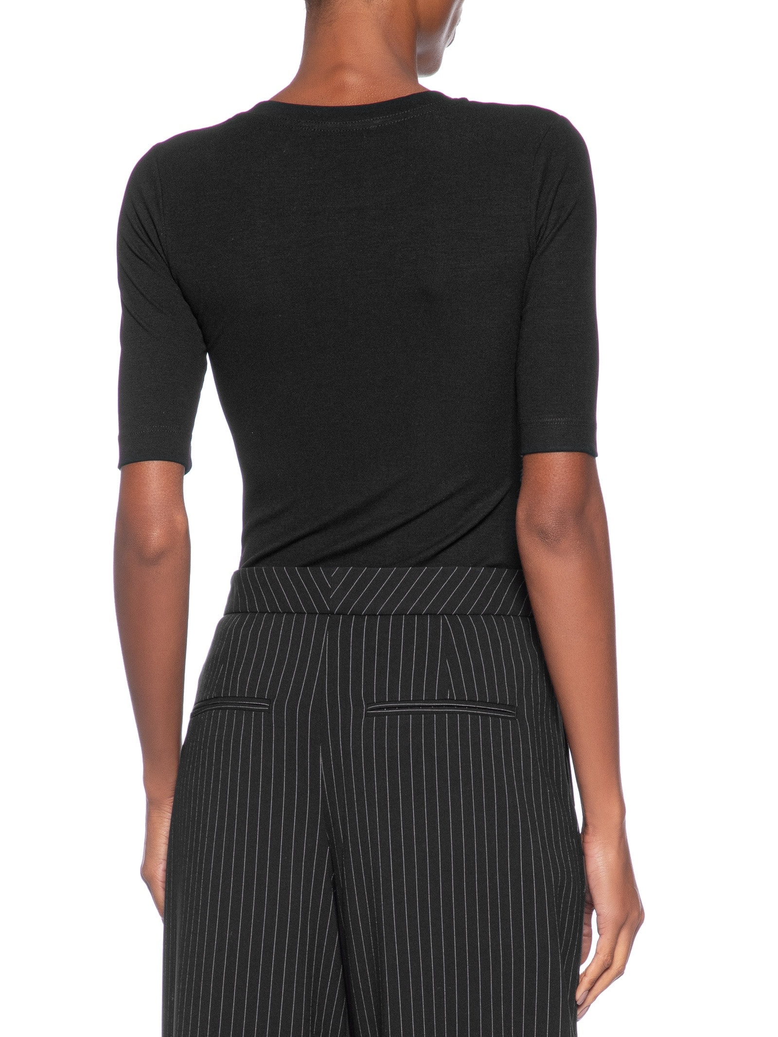 Blusa Feminina Tee Manga Média Preto Animale