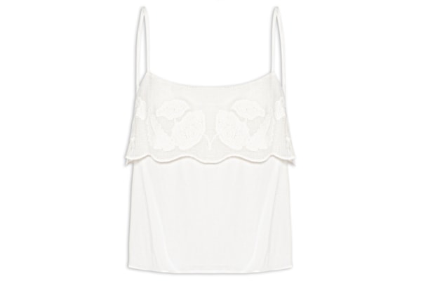 Blusa Feminina Tela Bordado – Branco
