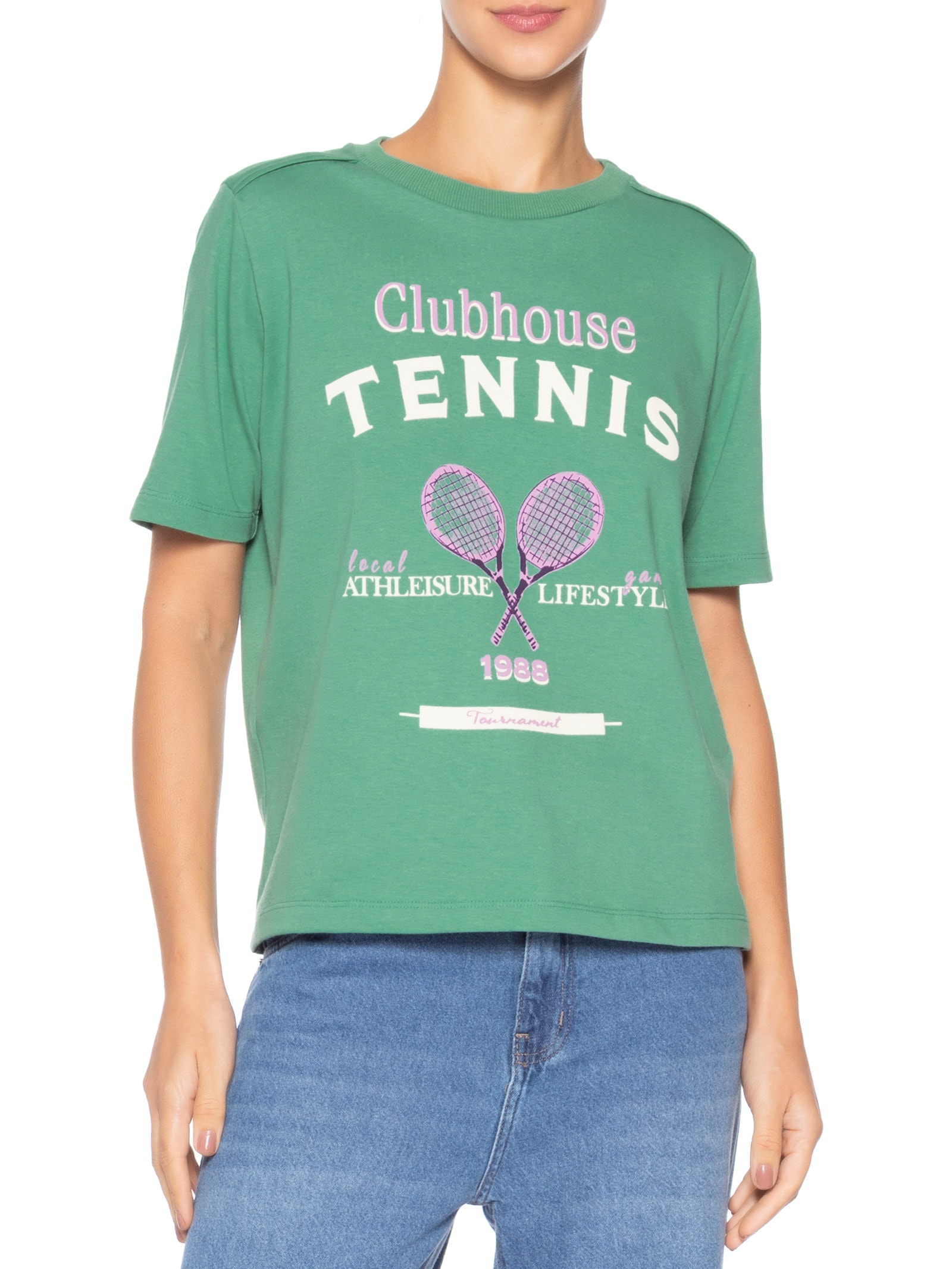 Blusa Feminina Tennis Club Verde Le Lis