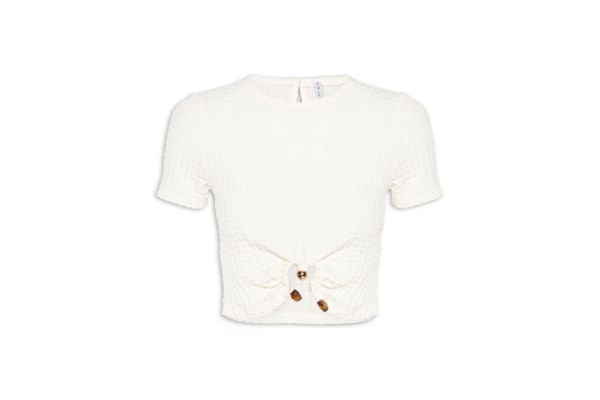 Blusa Feminina Texturizada - Off White