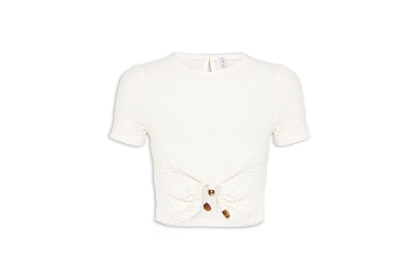 Blusa Feminina Texturizada - Off White