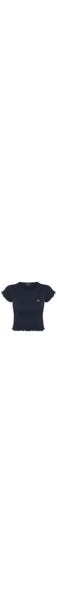 Blusa Feminina Tjw Slim Babylook Tee Ext - Azul