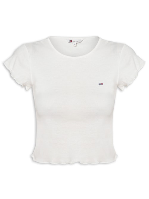 Blusa Feminina Tjw Slim Babylook Tee Ext – Branco