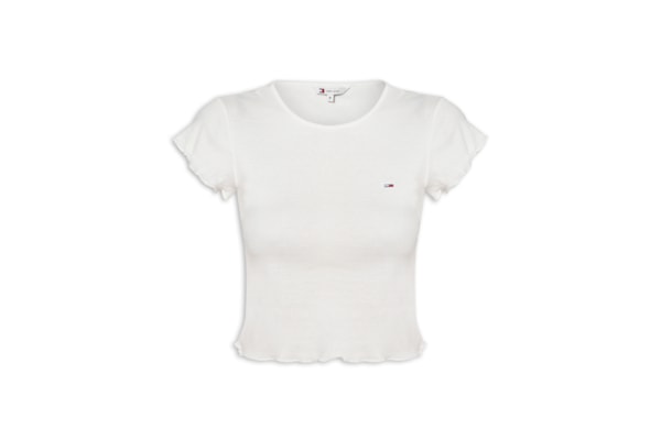 Blusa Feminina Tjw Slim Babylook Tee Ext - Branco