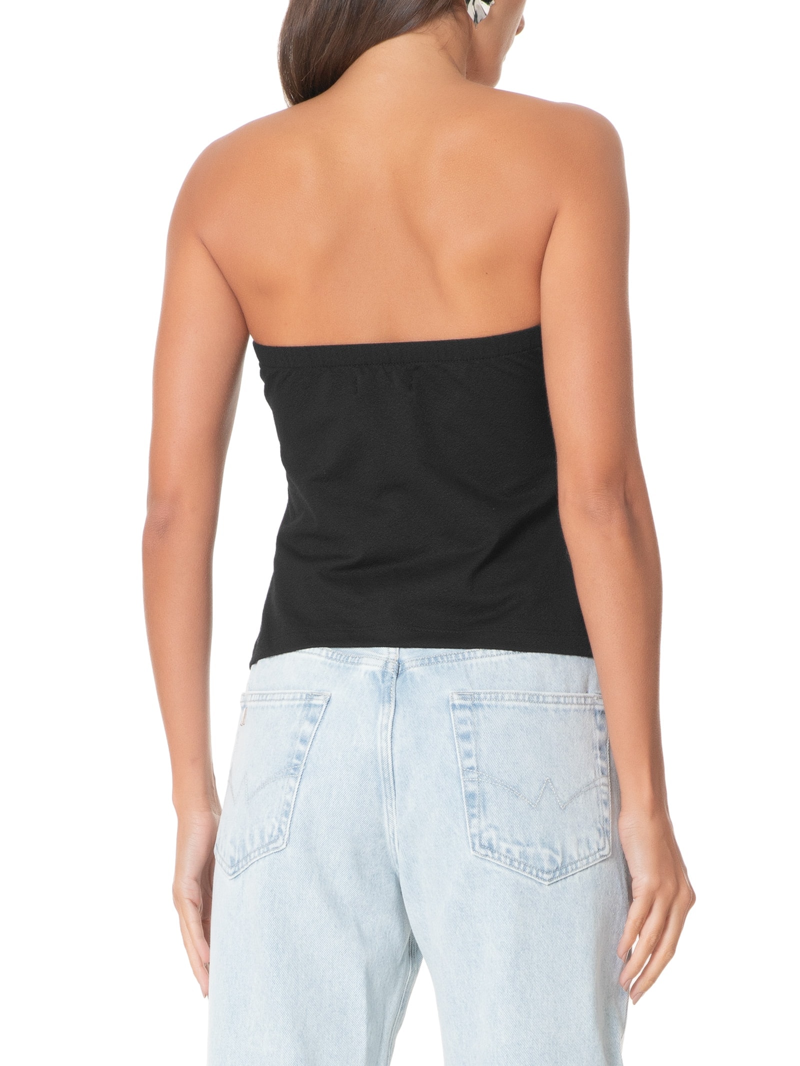 Blusa Feminina Tomara Que Caia Preto Colcci