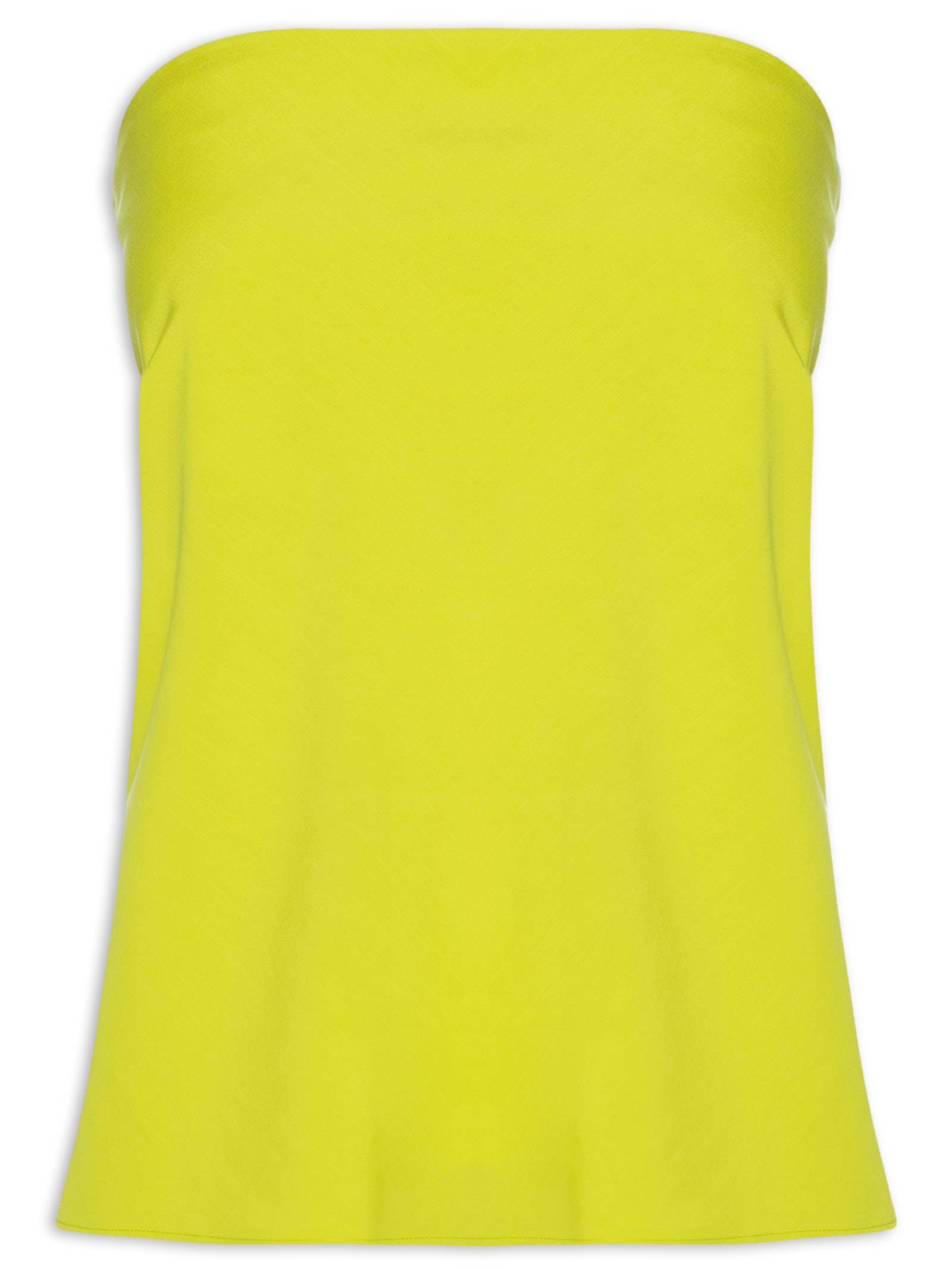 Blusa Feminina Tomara Que Caia Viscose Cupro Verde Cantão