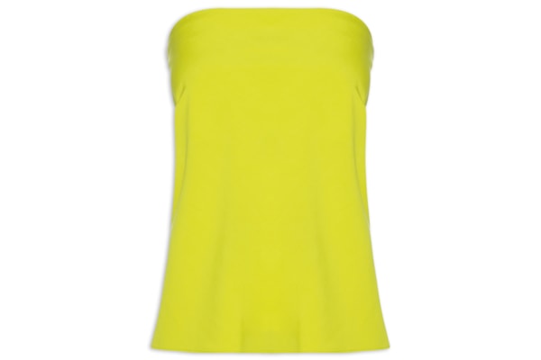 Blusa Feminina Tomara Que Caia Viscose Cupro - Verde