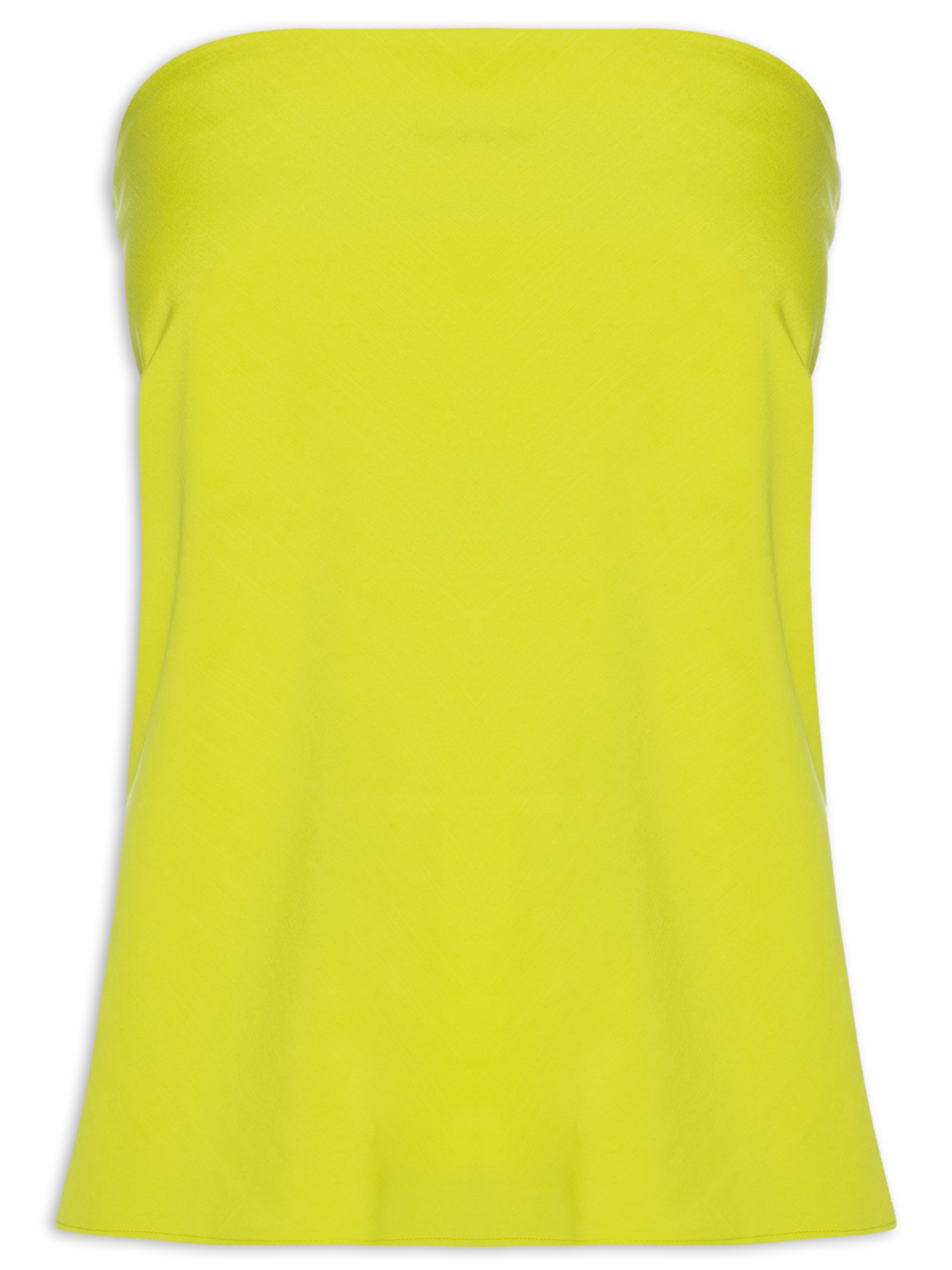 Blusa Feminina Tomara Que Caia Viscose Cupro Verde Cantão