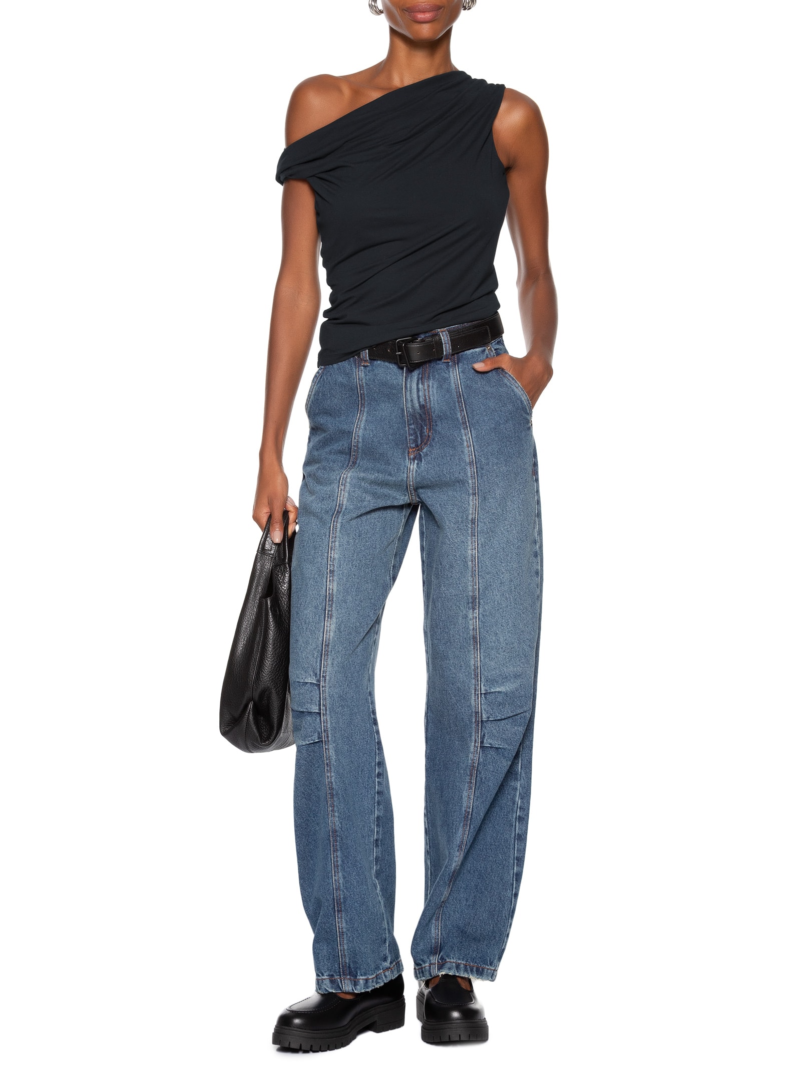 Blusa Feminina Tori Twisted Clen Knit Preto Levi's