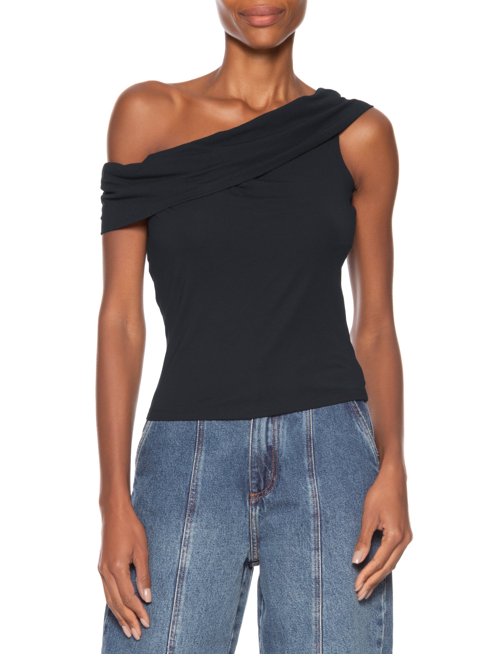Blusa Feminina Tori Twisted Clen Knit Preto Levi's