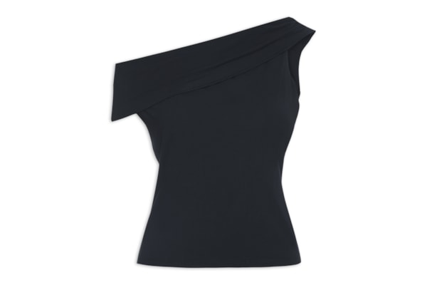 Blusa Feminina Tori Twisted Clen Knit - Preto