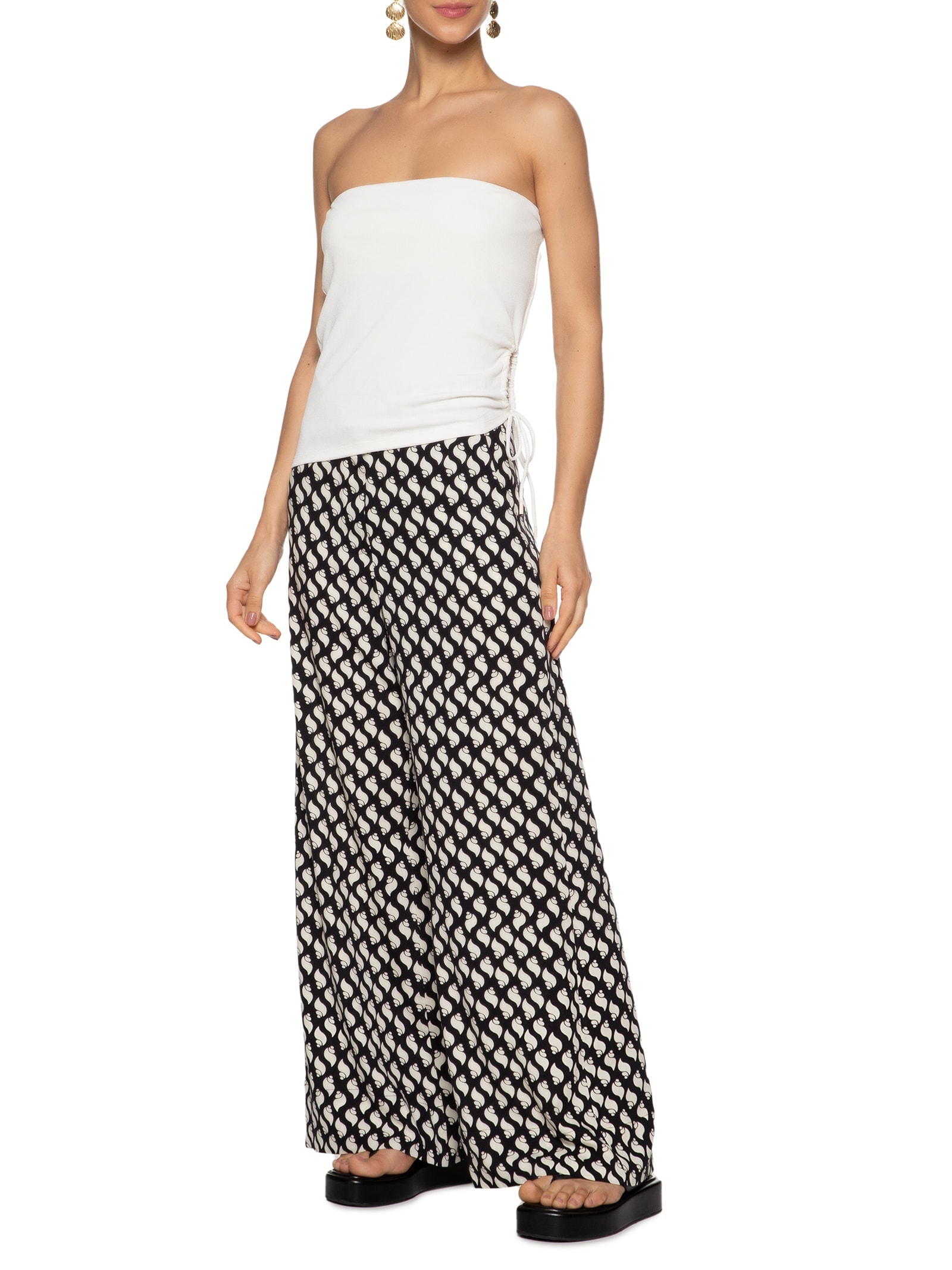 Blusa Feminina TQC Canelada Branco Dress To