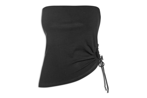 Blusa Feminina Tqc Canelada - Preto