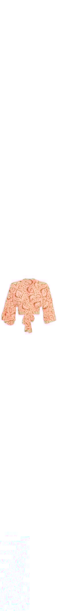 Blusa Feminina Transpassadas Estampa Verano Beta - Vermelho