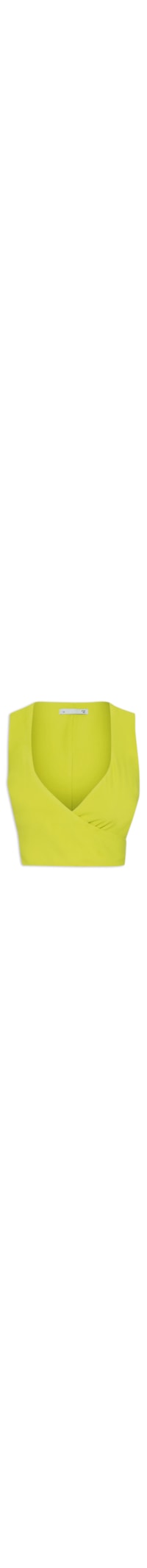 Blusa Feminina Transpasse Em Crepe - Verde