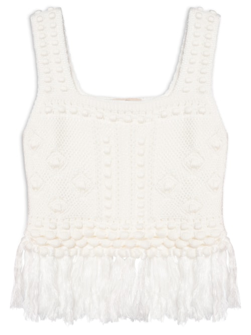 Blusa Feminina Tricô – Off White