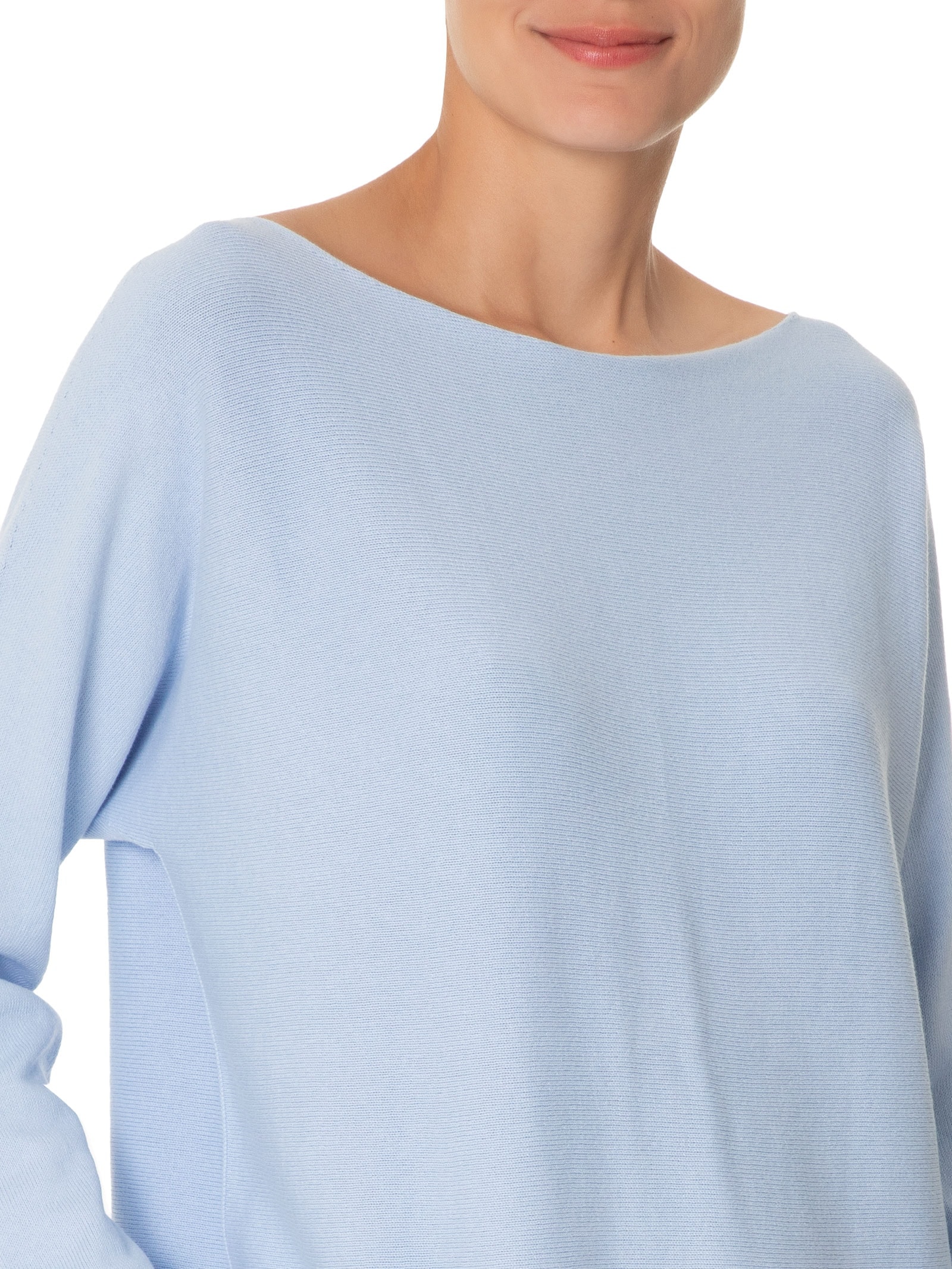 Blusa Feminina Tricot 3D Consuelo Azul Anselmi