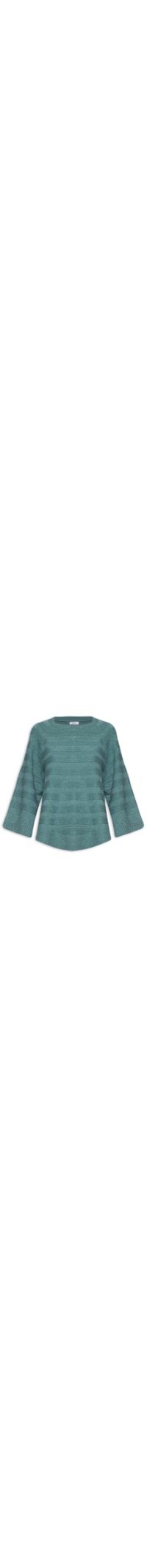 Blusa Feminina Tricot Ampla - Verde