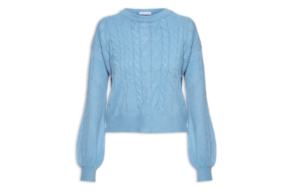 Blusa Feminina Tricot - Azul
